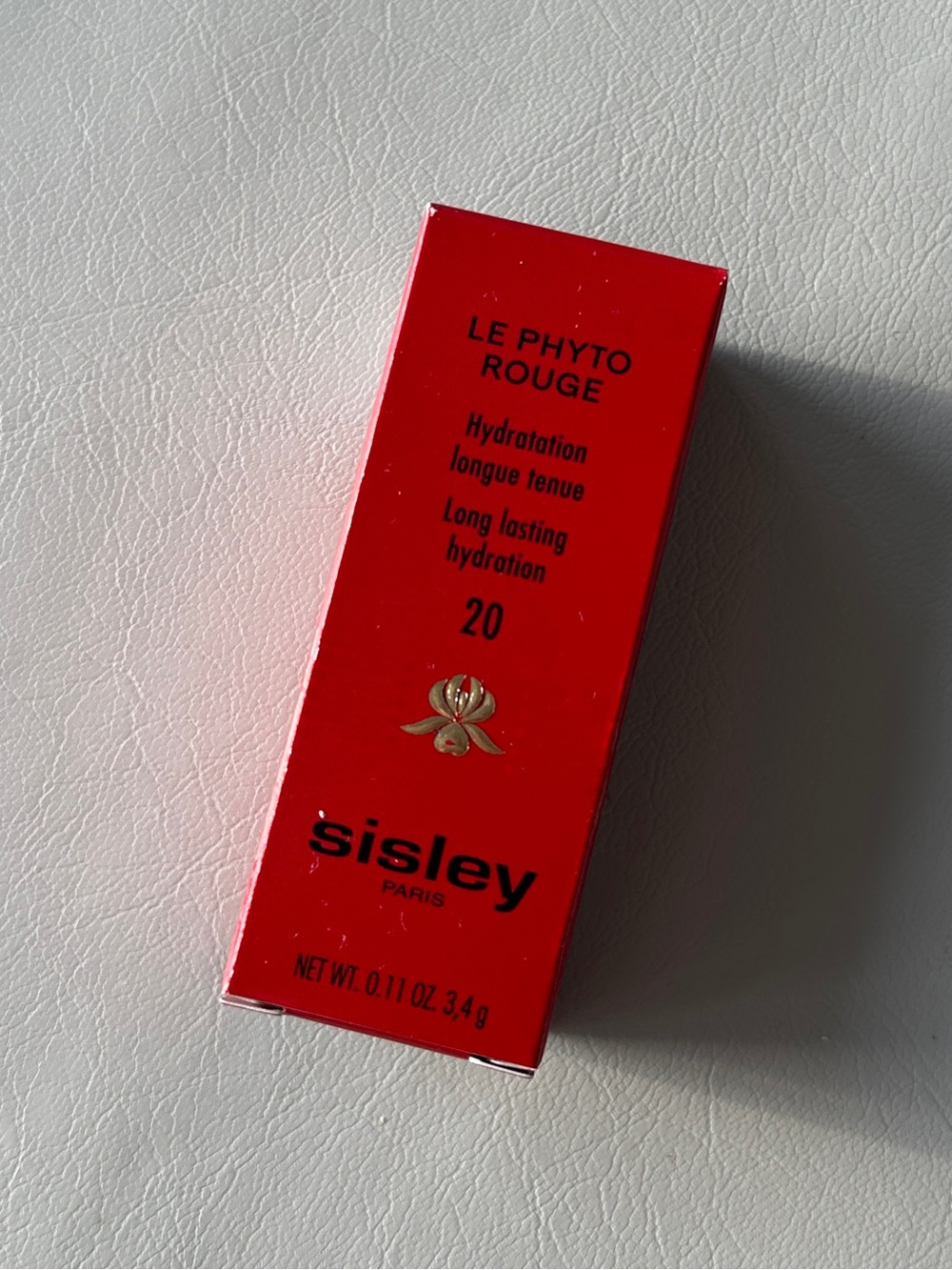 NEW Sisley Le Phyto-Rouge Lipstick 20 Rose Portofino 3.4g